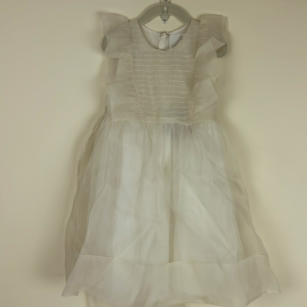 NWT love by NellyStella Mae ivory silk organza dress girls size 10